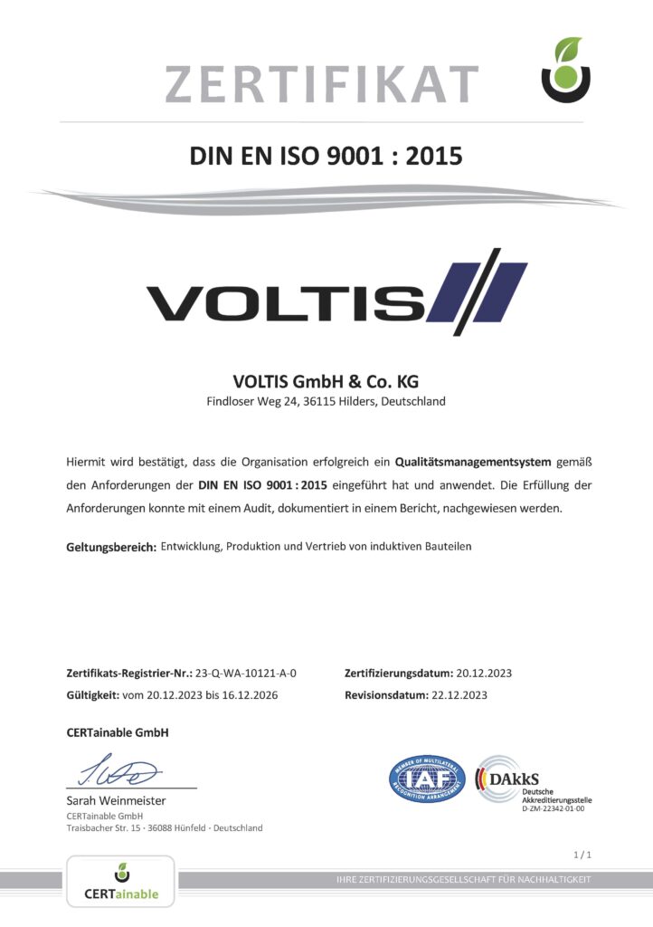 Voltis Iso 9001 2015